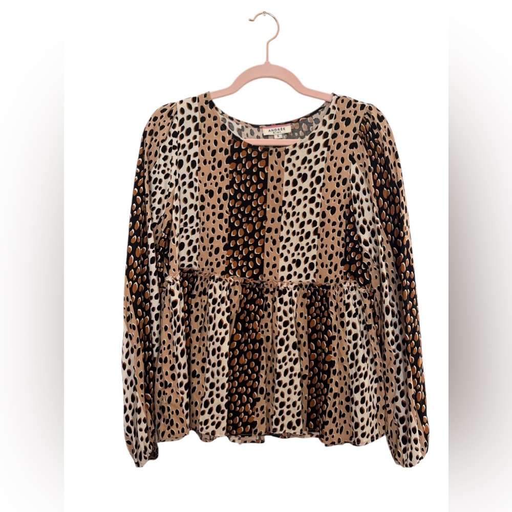 Andree by Unit Peplum Blouse